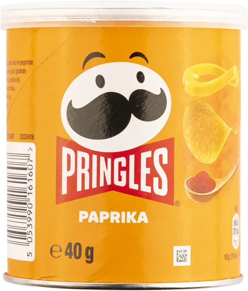 Изображение Чипсы картофельные Принглс с паприкой Келлогс кор, 40 г