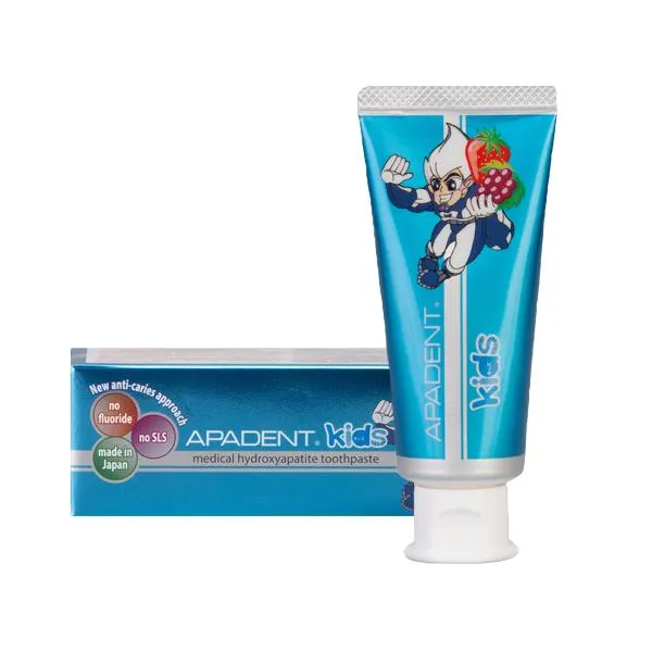 Изображение Зубная паста детская с 3 лет Ападент кидс нано-гидроксиапатит ксили Санги к/у, 60 г