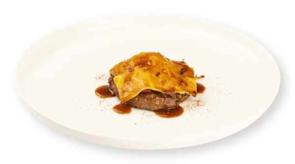 Изображение Бифштекс жареный Из говядины с запеченным перцем СП ТАБРИС вес 