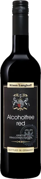 Изображение Вино красное сладкое Безалкогольное клаус лангофф Клаус Лангхофф с/б, 0,75 л