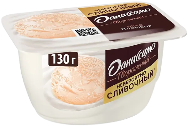 Изображение Творог 5,4% Даниссимо пломбир Эйч энд Эн п/б, 130 г