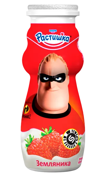 Изображение Йогурт питьевой с 3 лет Растишка земляника Эйч энд Эн п/б, 90 мл