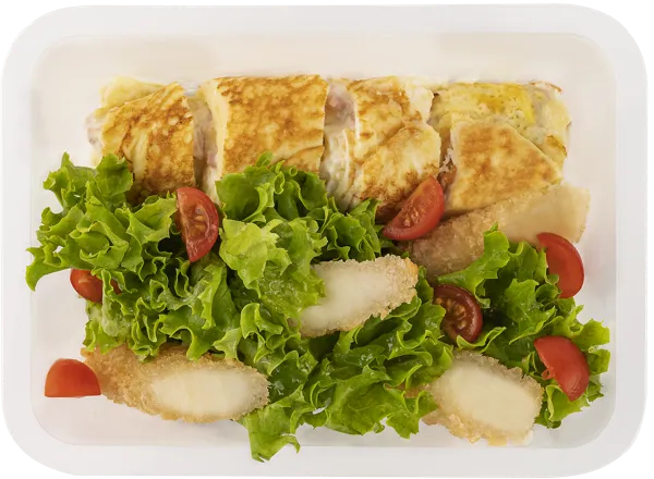 Изображение Набор омлет с начинкой из ветчины сыра и зеленым салатом СП ТАБРИС пл/уп, 160 г