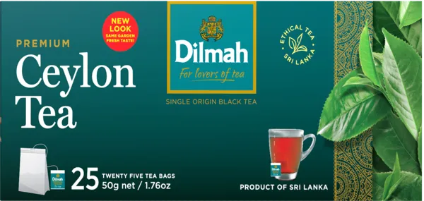 Изображение Чай в пакетиках Дилма черный Дилма кор, 25*2 г