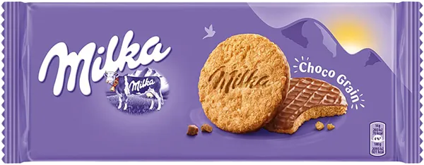 Изображение Печенье в шоколаде Милка чоко грейнс зерновое Мондэлис м/у, 126 г