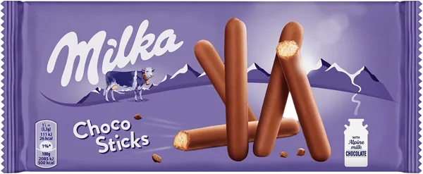 Изображение Печенье в шоколаде Милка стик Мондэлис м/у, 112 г