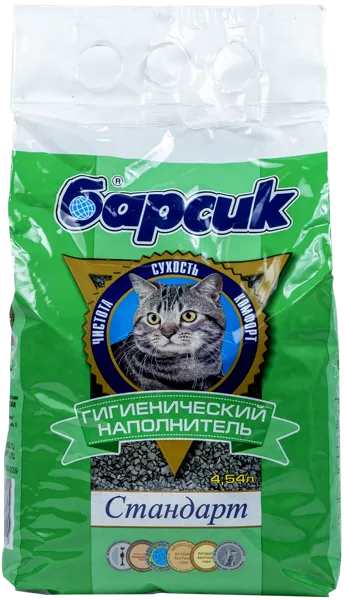Изображение Наполнитель для кошек Барсик стандарт Новые Технологии м/у, 4,54 л
