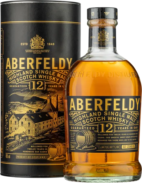 Изображение Виски односолодовый Аберфелди хайлэнд 12 лет Аберфелди п/у, 0,75 л