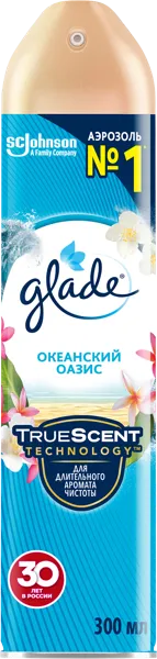 Изображение Освежитель воздуха Глейд океанский оазис Эс Си Джонсон ж/б, 300 мл