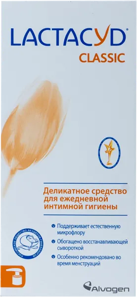 Изображение Средство Лактацид классик для интимн гигиены Арнест Косметикс ООО к/у, 200 мл