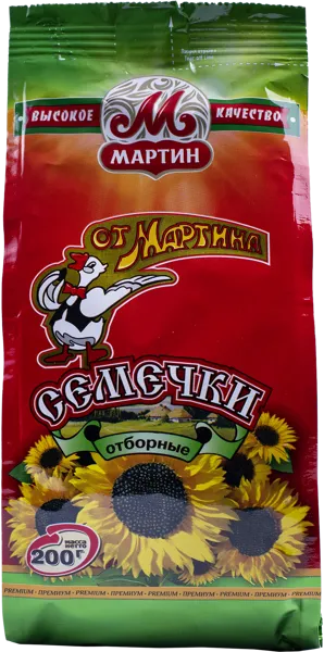 Изображение Семечки подсолнечника От Мартина отборные Мартин м/у, 200 г