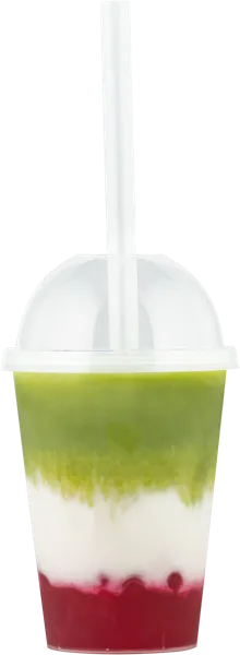 Изображение Напиток чайный Бабл Айс Ти Матча зеленая- латте-кокос-малина СП ТАБРИС стакан 450 мл, 1 шт