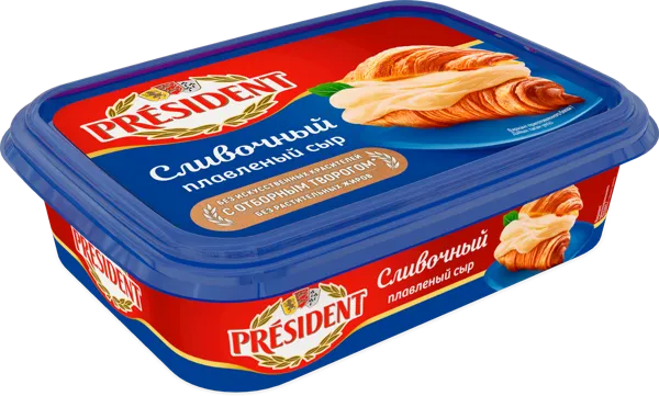 Изображение Сыр Плавленый Президент сливочный Лакталис Истра п/б, 200 г