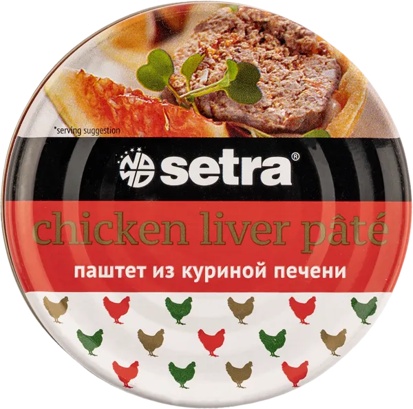 Изображение Паштет Сетра из куриной печени Яхор ж/б, 100 г