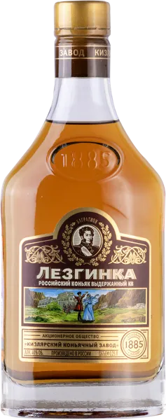 Изображение Коньяк 6 лет 40% Кизляр лезгинка кв ГУП с/б, 0,25 л