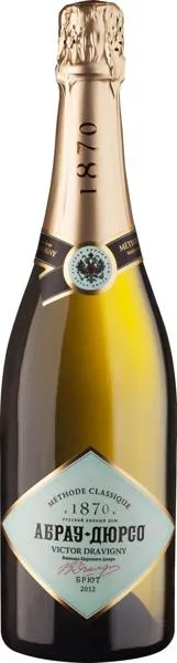 Изображение Вино игристое белое брют Абрау Дюрсо Премиум ЗГУ виктор дравиньи Абрау Дюрсо с/б, 0,75 л
