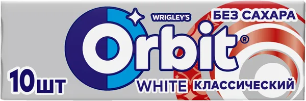 Изображение Жевательная резинка Орбит вайт классический Марс м/у, 13,6 г