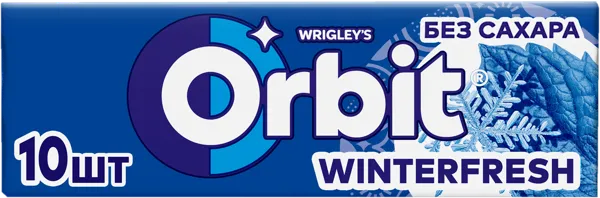 Изображение Жевательная резинка Орбит винтерфреш Марс м/у, 13,6 г