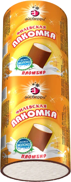 Изображение Мороженое в глазури Филевское пломбир лакомка Айсберри-ФМ м/у, 90 г
