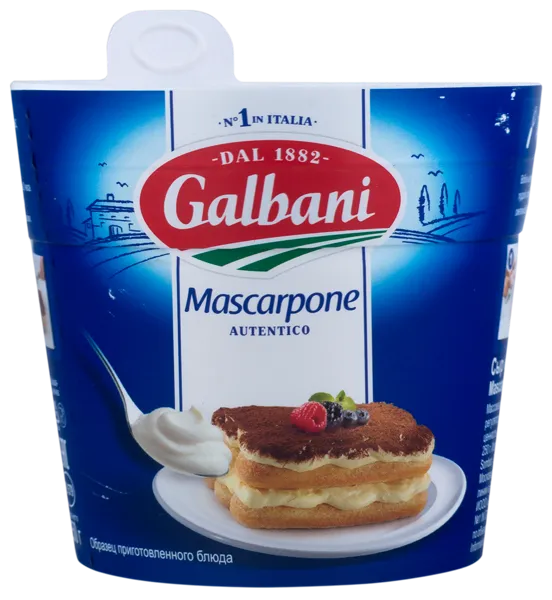 Изображение Сыр свежий 80% Гальбани маскарпоне Сомболед п/у, 250 г