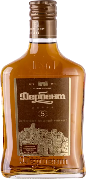 Изображение Коньяк 5 звезд 40% Дербент 5 лет Дербентский КК с/б, 0,25 л