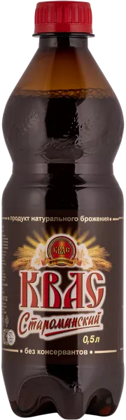 Изображение Квас Староминский традиционный Прибой п/б, 0,5 л