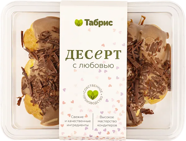 Изображение Торт заварной Профитроль . с сырным кремом СП ТАБРИС п/б, 310 г