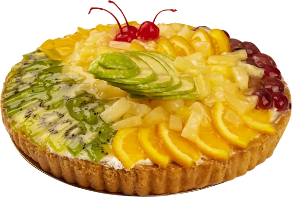 Изображение Торт песочный Кростата фруктовая с творожным кремом СП ТАБРИС кор