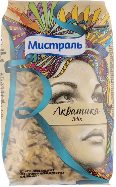 Изображение Рис дикий Мистраль пропаренный Мистраль Трейдинг м/у, 500 г