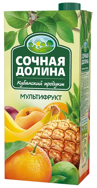 Изображение Напиток Сочная долина мультифрукт ЮСК т/п, 0,95 л