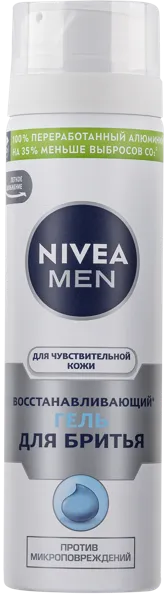 Изображение Гель для бритья Нивея восстанавливающий Байерсдорф ж/б, 200 мл