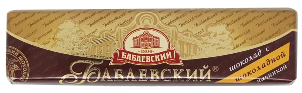 Изображение Шоколад темный Бабаевский с шоколадной начинкой ОК Бабаевский м/у, 50 г