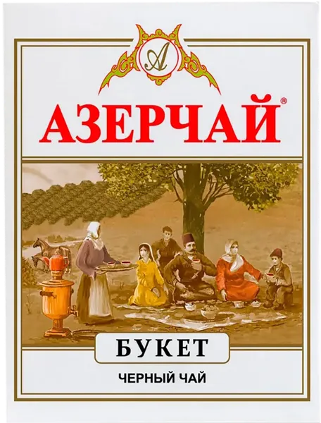 Изображение Чай черный Азерчай букет Кубань-Ти кор, 100 г