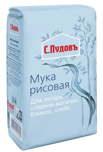 Изображение Мука рисовая С.Пудовъ Хлебзернопродукт м/у, 500 г