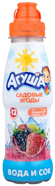 Изображение Вода для детей Агуша с ягодным соком ВБД п/б, 330 мл