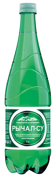 Изображение Мин вода газ рН 5,8 Рычал-Су лечебно-столовая Рычал-Су ЗМВ п/б, 1 л