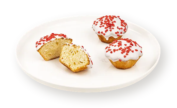 Изображение Кекс бездрожжевой Праздничный с творогом СП ТАБРИС п/б, 70 г