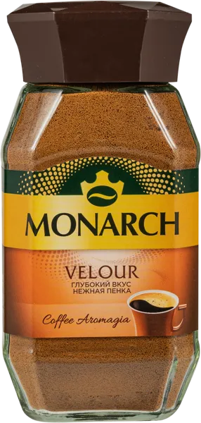 Изображение Кофе растворимый Монарх велюр Якобс Дау Рус с/б, 95 г