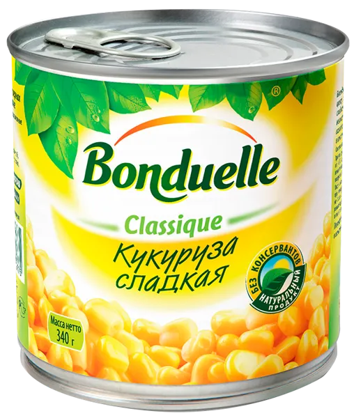 Изображение Кукуруза Бондюэль сладкая Бондюэль ж/б, 170 г