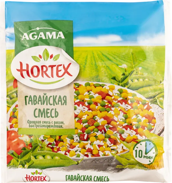 Изображение Овощная смесь замороженная Агама гавайская Агама м/у, 400 г