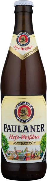 Изображение Пиво светлое Вейс 5,5% н/ф Пауланер хефе вайсбир Пауланер Брауридж с/б, 0,5 л