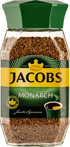 Изображение Кофе растворимый Монарх ориджинал Якобс Дау Рус с/б, 190 г