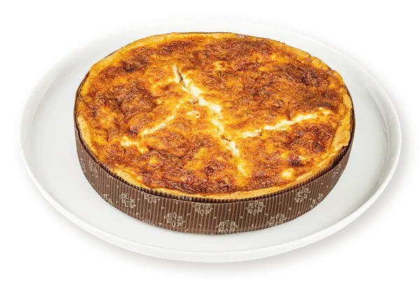 Изображение Пирог печеный Киш с копченой курицей СП ТАБРИС вес 