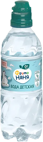 Изображение Вода для детей Фрутоняня артезианская питьевая Прогресс п/б, 330 мл