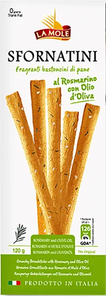 Изображение Сфорнатини Ла Моле из Пьемонта розмарин оливковое масло Милан Ф.Ли м/у, 120 г