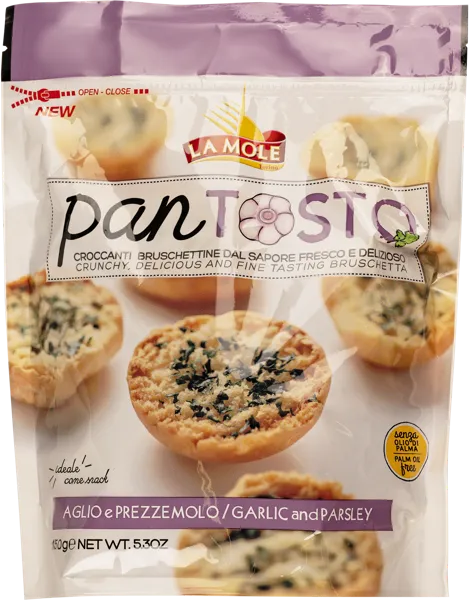 Изображение Брускетта Пшеничная Ла Моле из Пьемонта пантосто чеснок петрушка Милан Ф.Ли м/у, 150 г