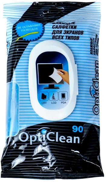 Изображение Салфетки влажные для экранов Опти клин Авангард ООО м/у, 90 шт