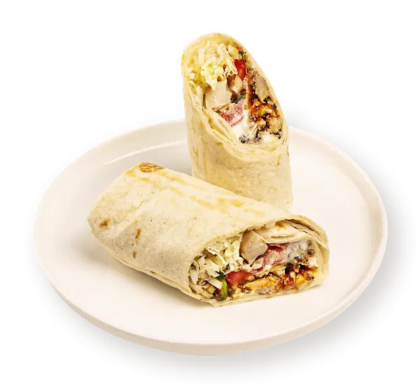 Изображение Шаурма на пшеничной лепешке С курицей и свежими овощами с томатным соусом СП ТАБРИС бум/уп, 290 г