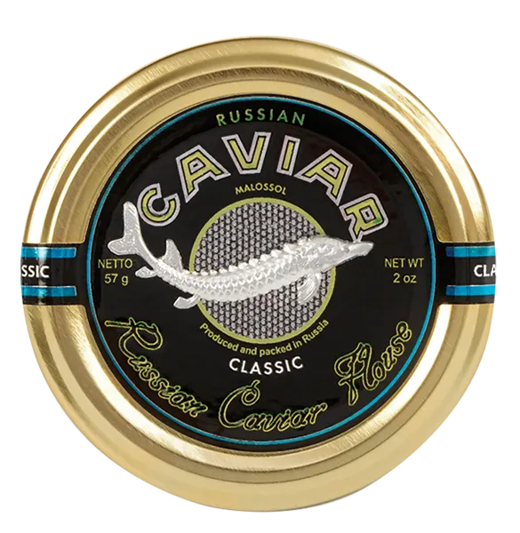 Изображение Икра зернистая осетровая Русский икорный дом классик непастеризованная РТФ Диана , 57 г