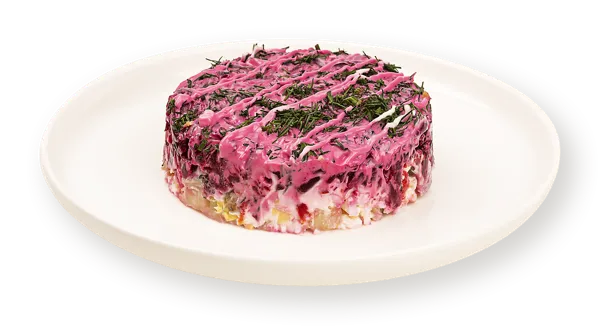 Изображение Салат слоеный Сельдь под шубой СП ТАБРИС вес 